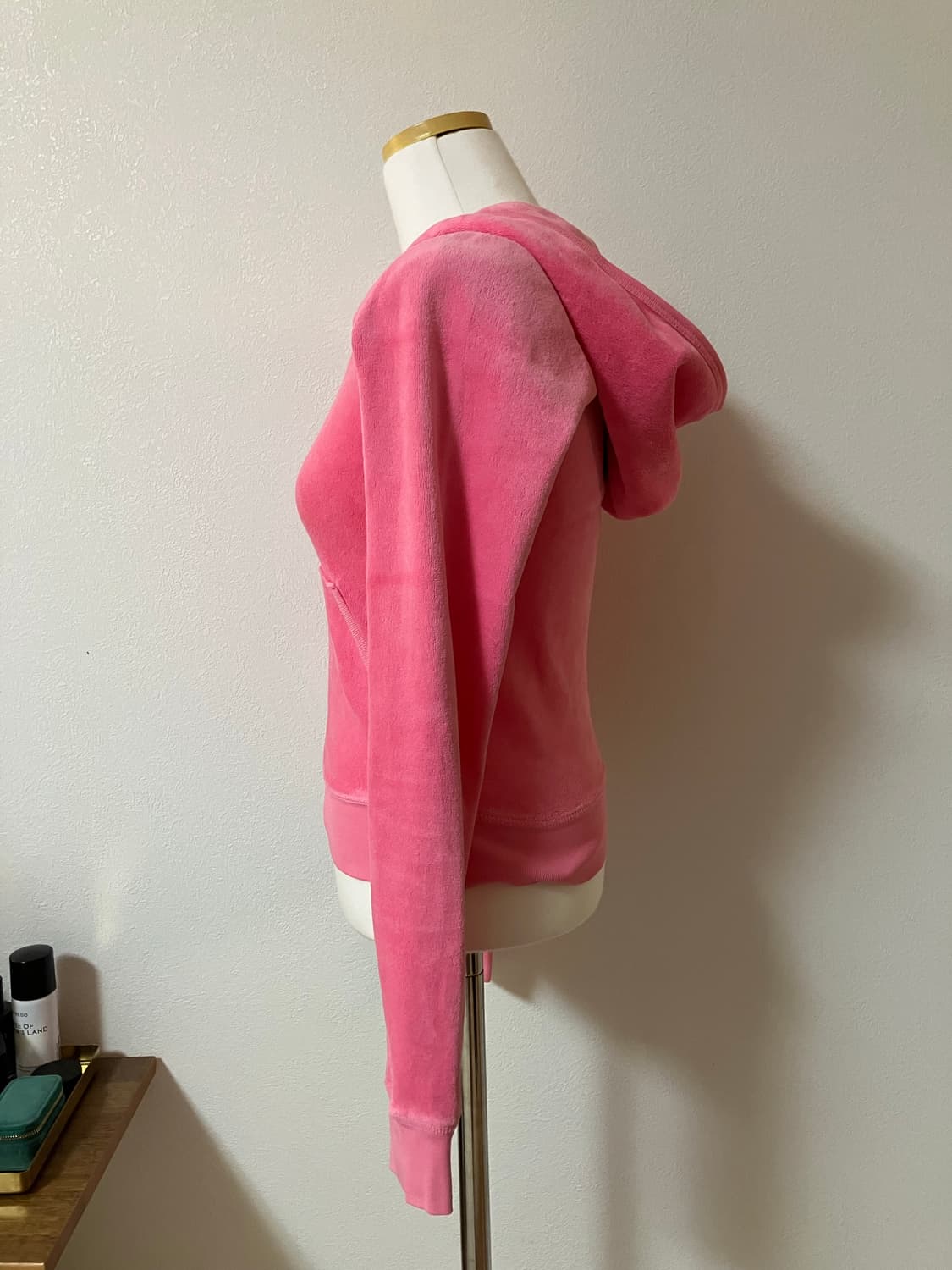 쥬시 꾸뛰르 핑크 테리 후드집업 xs 딱붙핏 상품이미지3