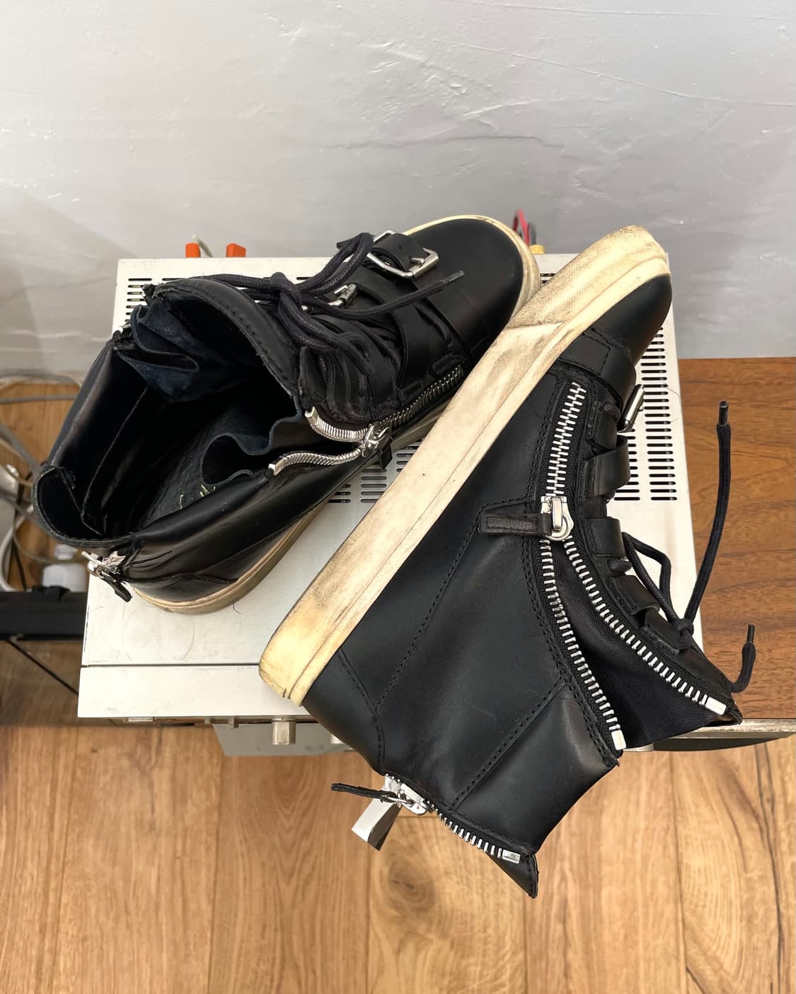 [235] 쥬세페자노티 레더 하이 스니커즈 상품이미지6