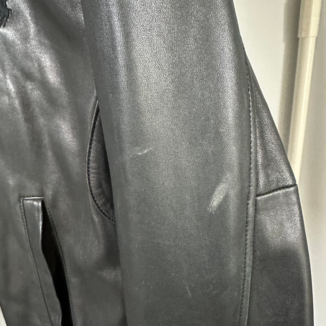 90s 폴로 맥스웰 레더 자켓 상품이미지6