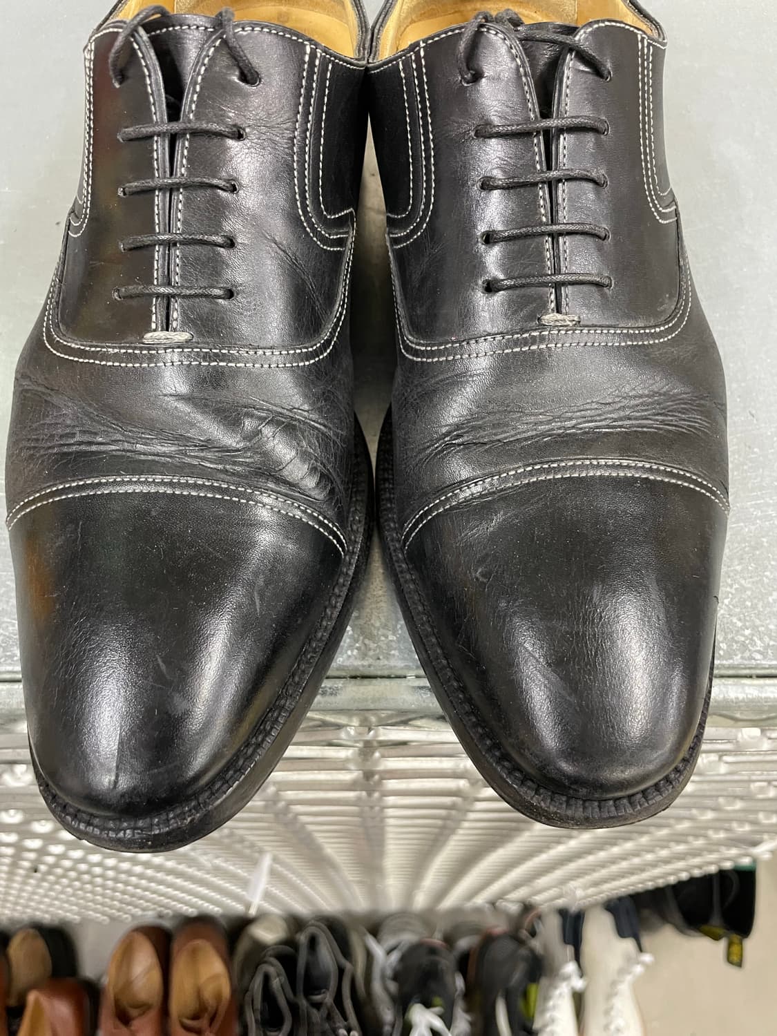 산토니 레더 옥스포드 로퍼 8 (gr-4576) 상품이미지7