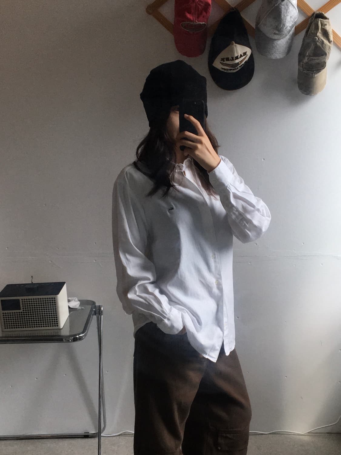 라코스테 미니로고 코튼셔츠 상품이미지1