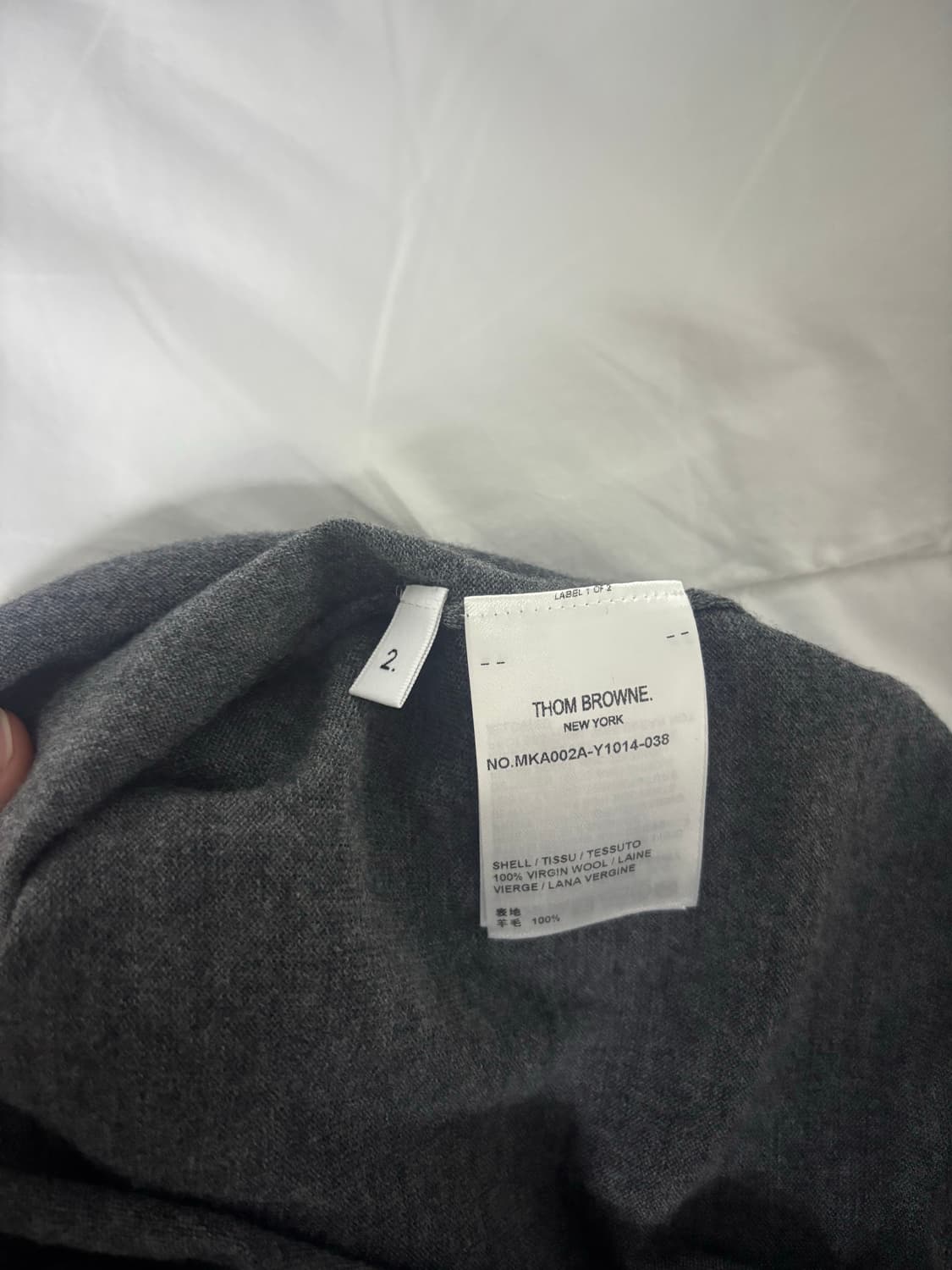 톰브라운 메리노울 니트 2사이즈 상품이미지4