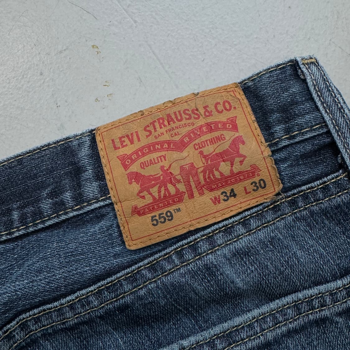 리바이스 559 새깅 워싱 스케이터 데님팬츠 상품이미지6