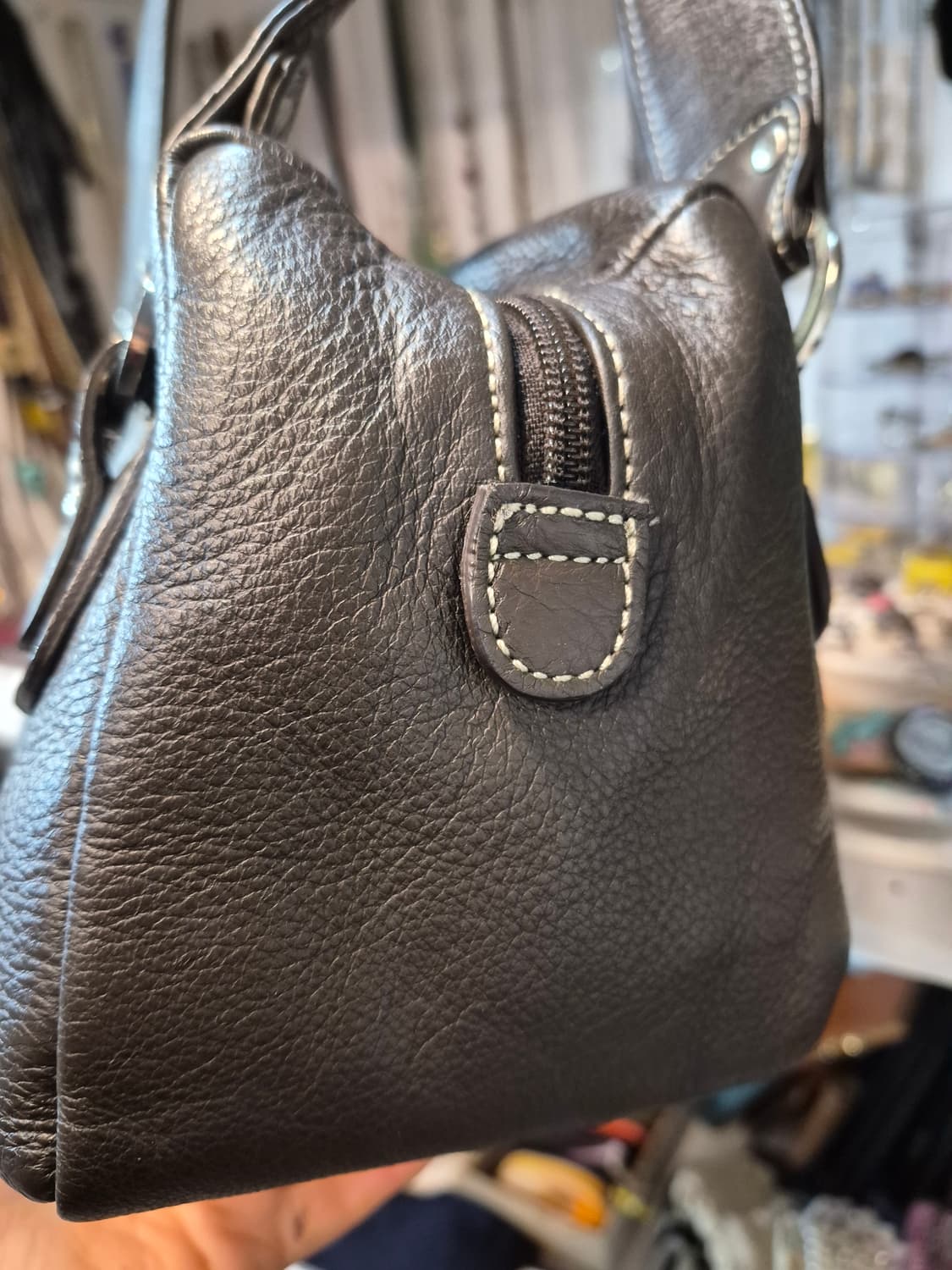 japon 브라운 가죽 숄더백 토트백 상품이미지7