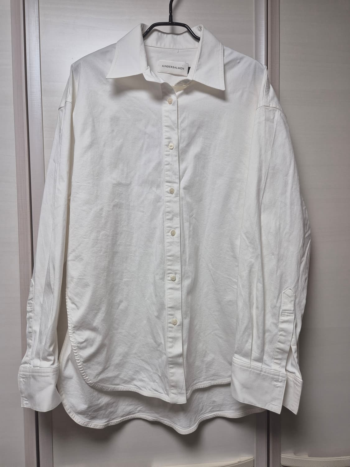 킨더살몬 오버사이즈 셔츠 2사이즈 상품이미지1