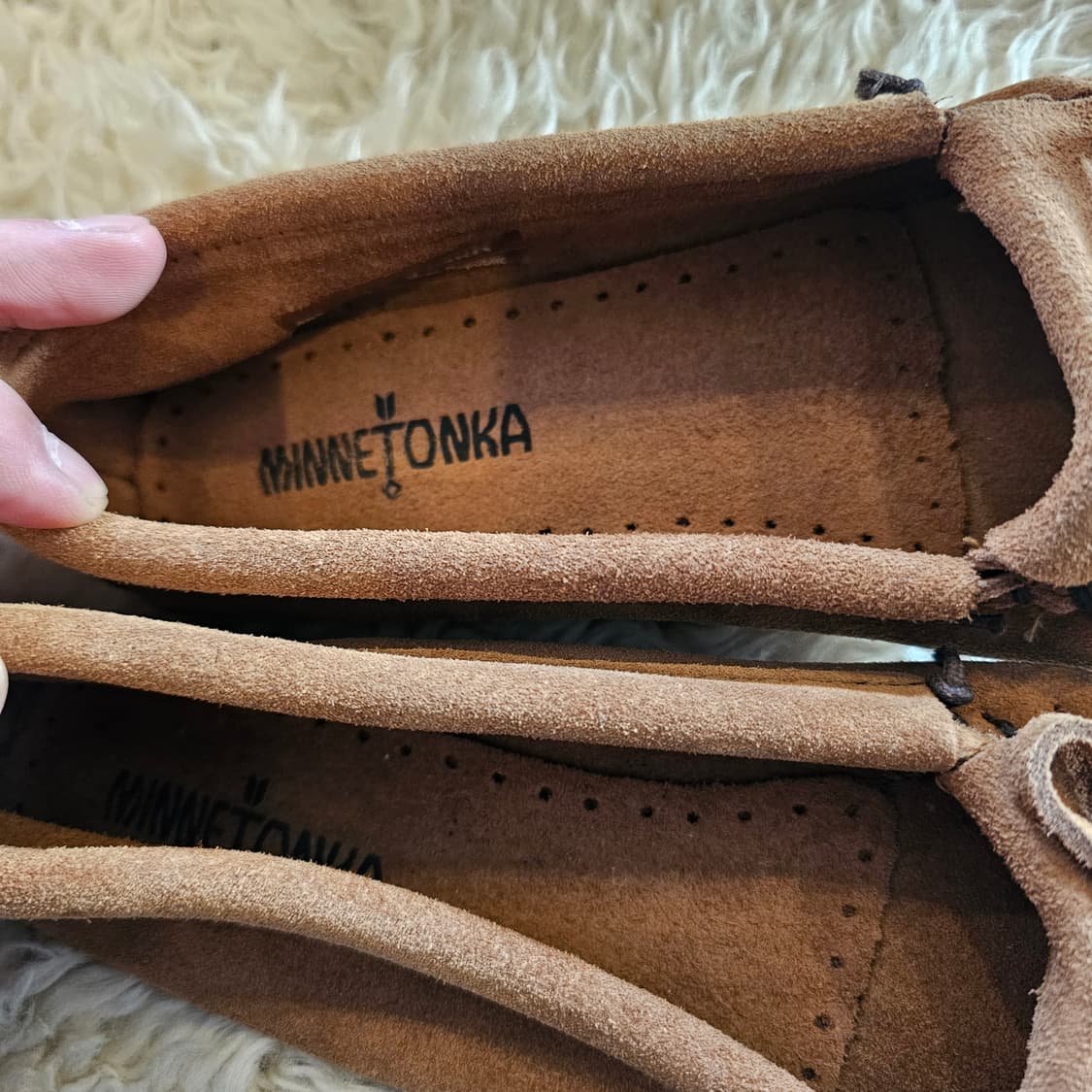 Us7.5 미네통카 스웨이드 로퍼 상품이미지2