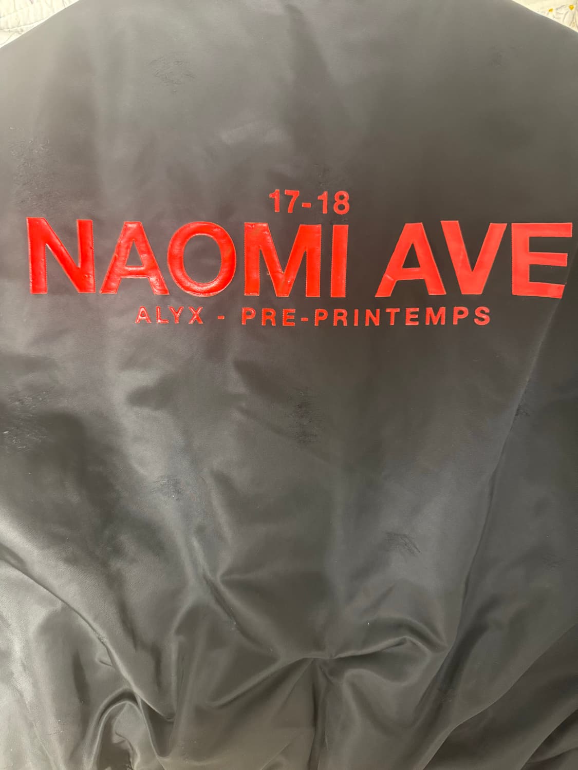 Alyx X Alpah Naomi ma-1 bomber Black 상품이미지3