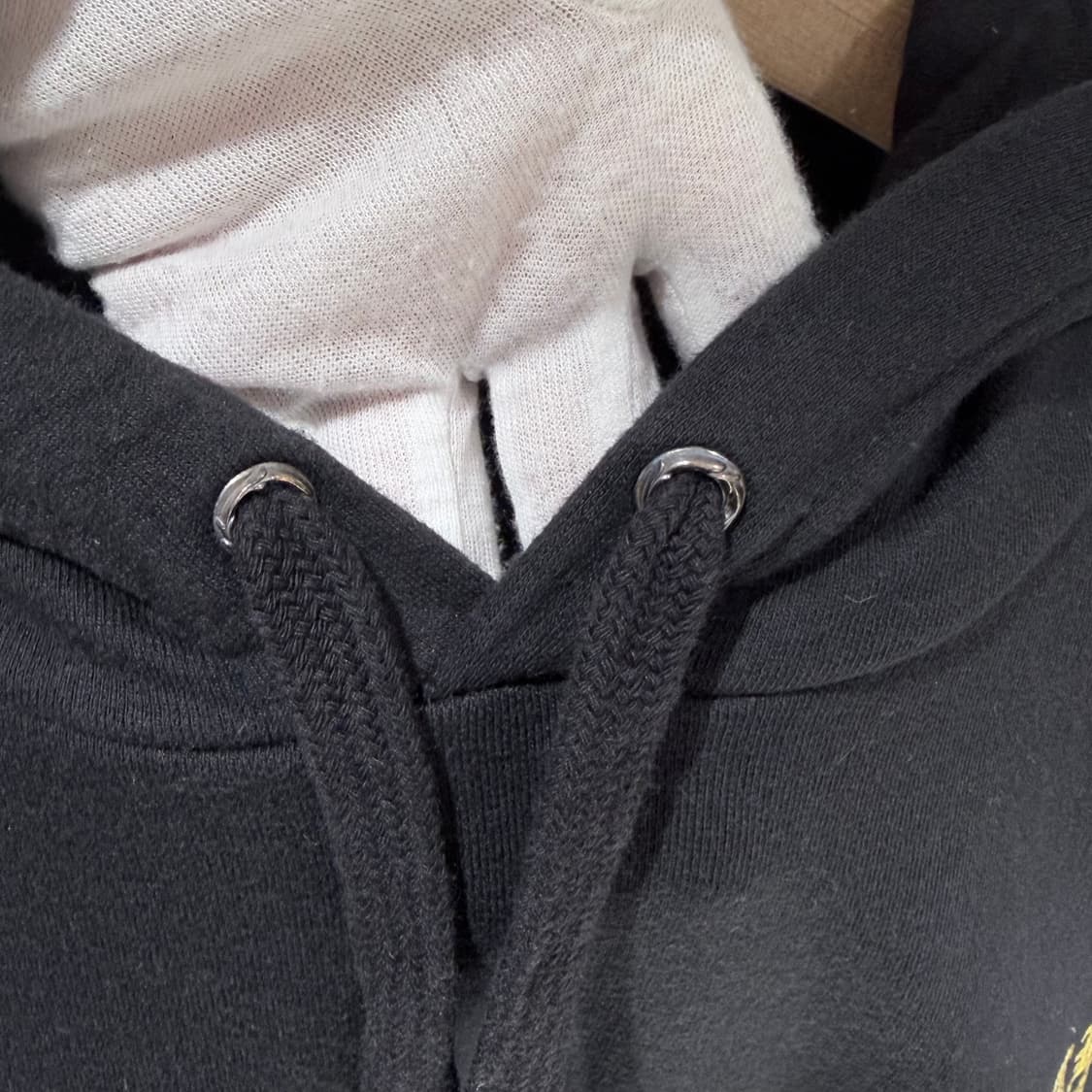 (A+/M) / 크롬하츠 1988 골드글리터 버티컬 로고 후드 상품이미지3