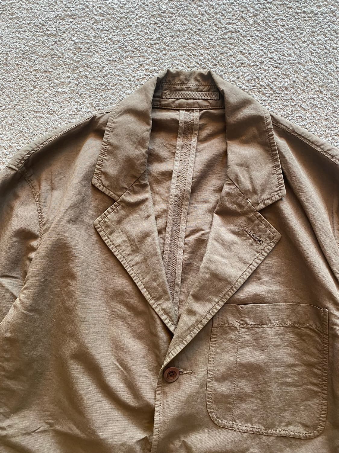 CP컴퍼니 코튼 린넨 3버튼 라이트웨이트 캐주얼 블레이저 상품이미지2