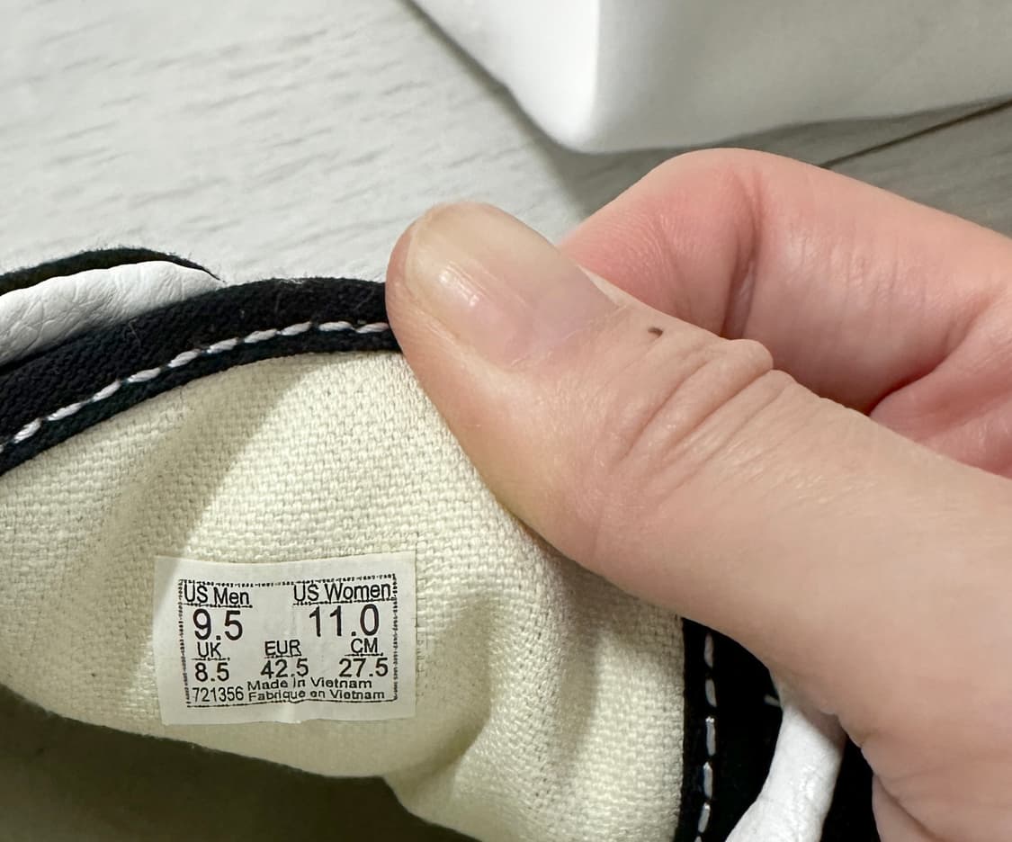 [한번착용] 반스 어센틱 블랙 275mm 상품이미지3