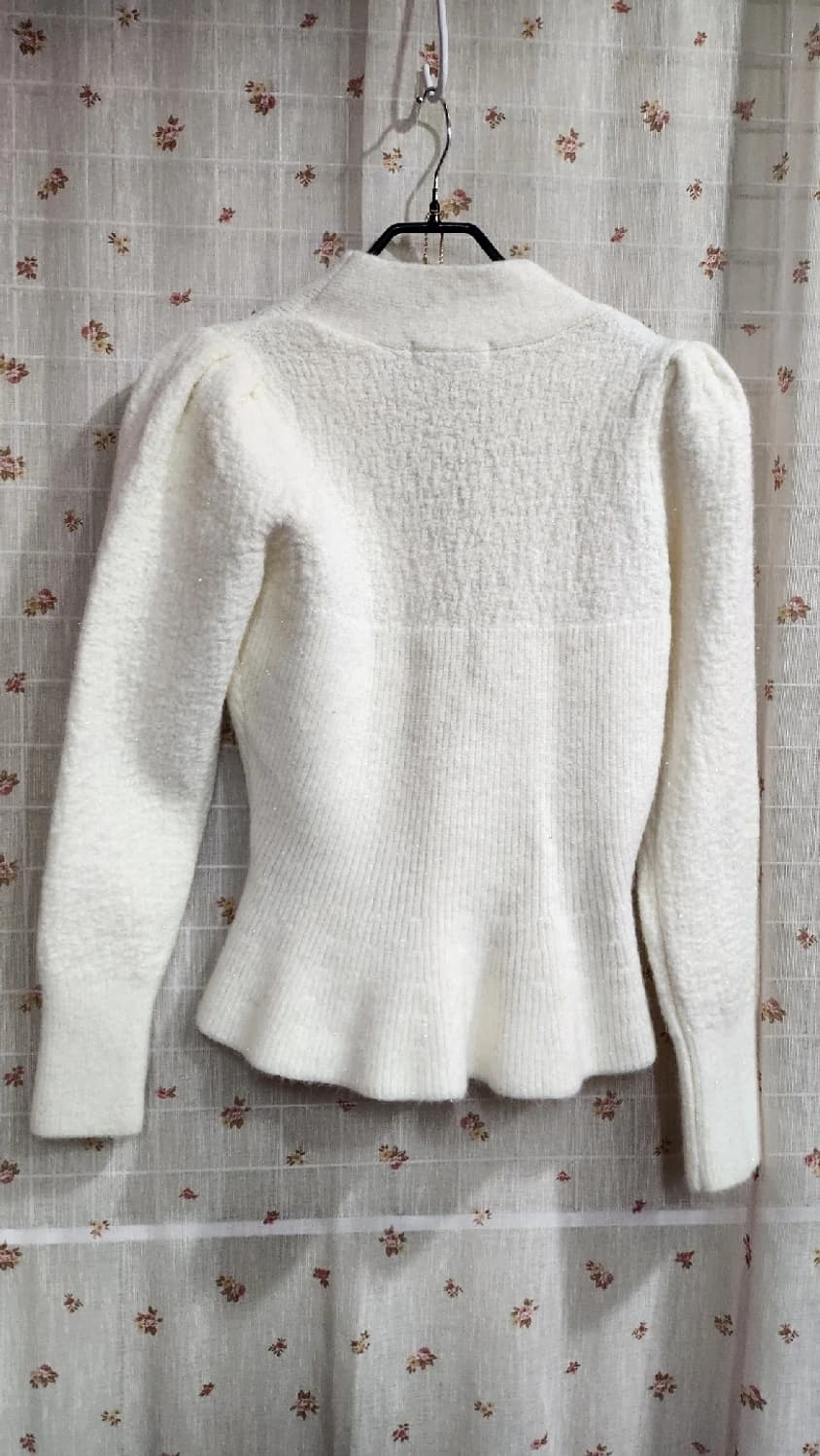 에고이스트 페플럼 니트 가디건 25년7월 제조 상품이미지5