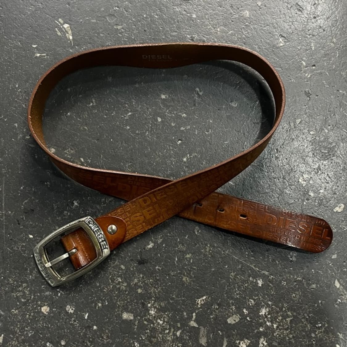 디젤 레더 웨스턴 벨트 상품이미지1