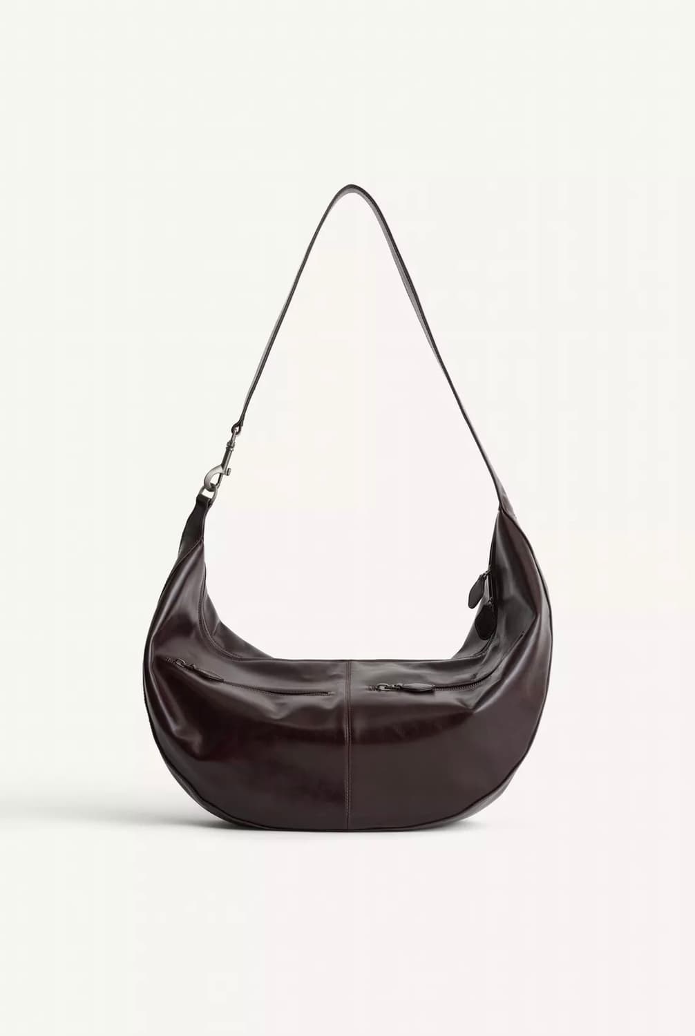 (매물x) 자라 sprls 카우레더 브라운 크로스백 상품이미지3