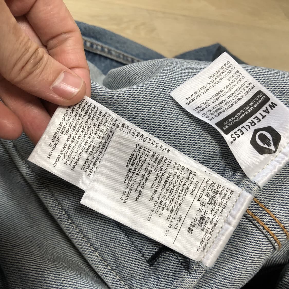 (M) 리바이스 Levi's 버질 VIRGIL 연청 데님 자켓 상품이미지5