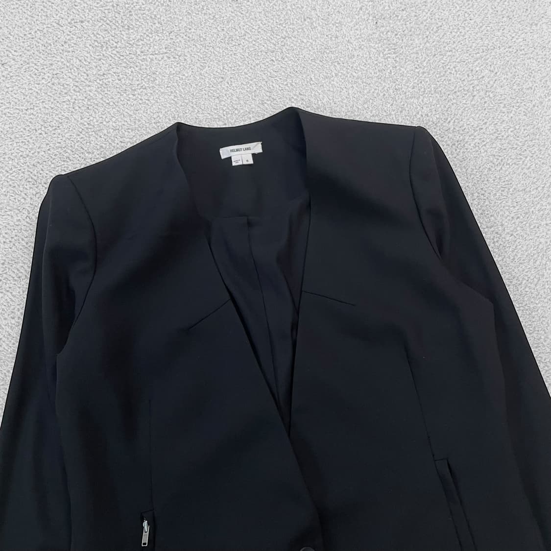 헬무트랭 Helmut lang 지퍼 블레이저 자켓 블랙 상품이미지3