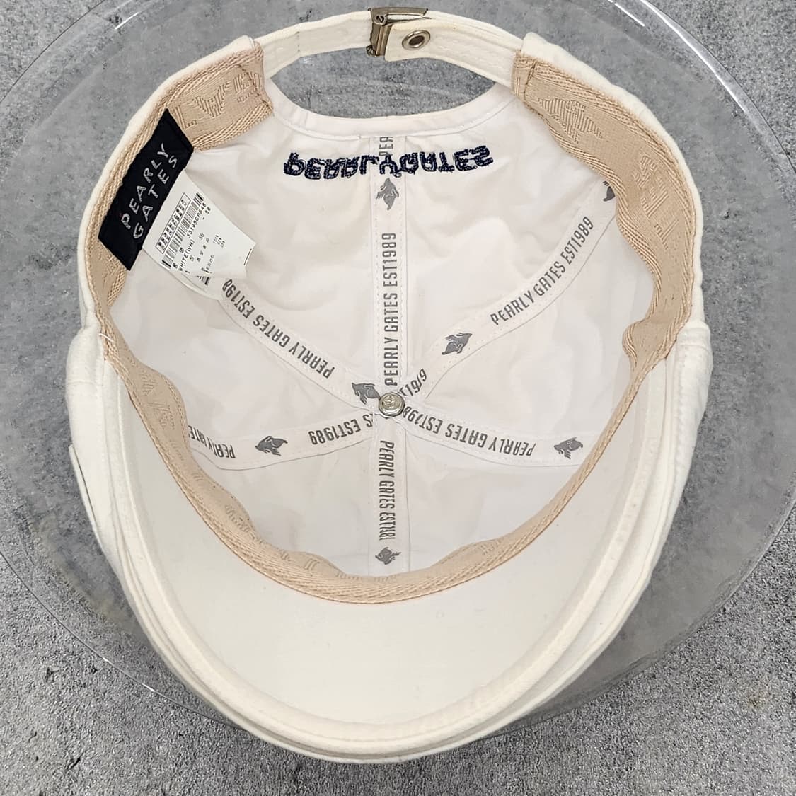 파리게이츠 국내정품 헌팅캡 화이트 56cm 상품이미지7