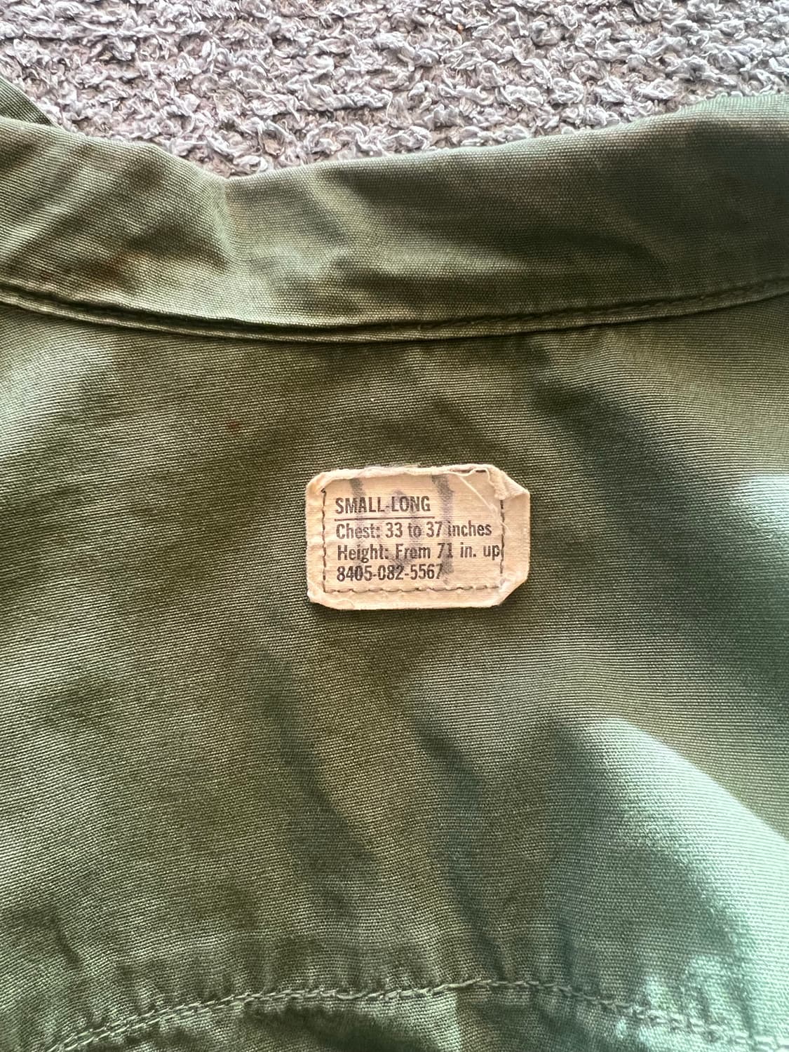 1969 Vietnam War 정글 퍼티그 Jacket 상품이미지4