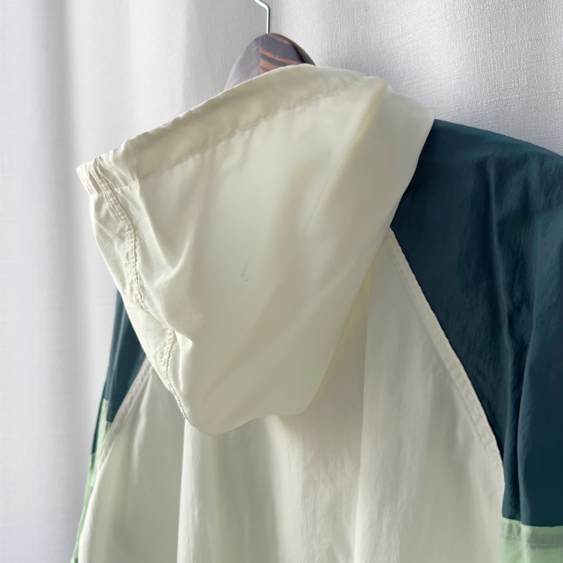 나이키 나일론 후드 바람막이 자켓 그린 XL 상품이미지9