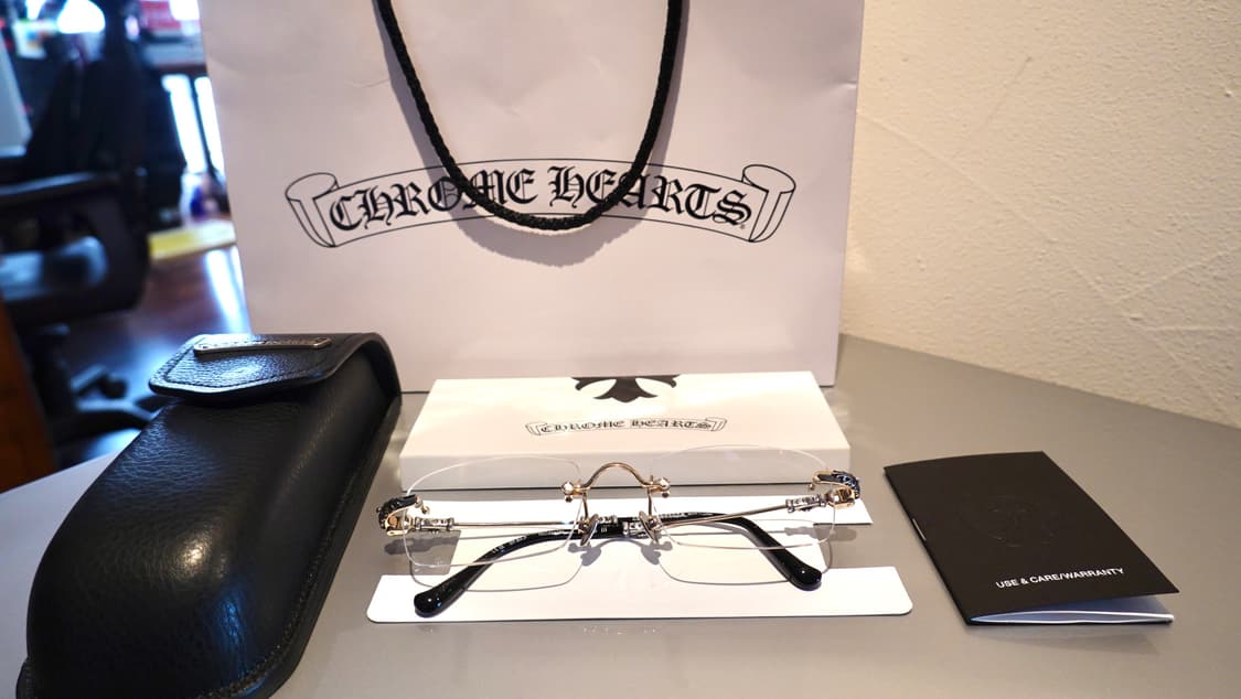 크롬하츠 필스3 실버/골드 한정판 안경 상품이미지1