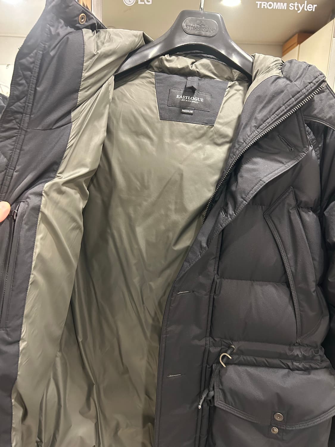 이스트로그 유틸리티 패딩 23FW 블랙 M 105 상품이미지7