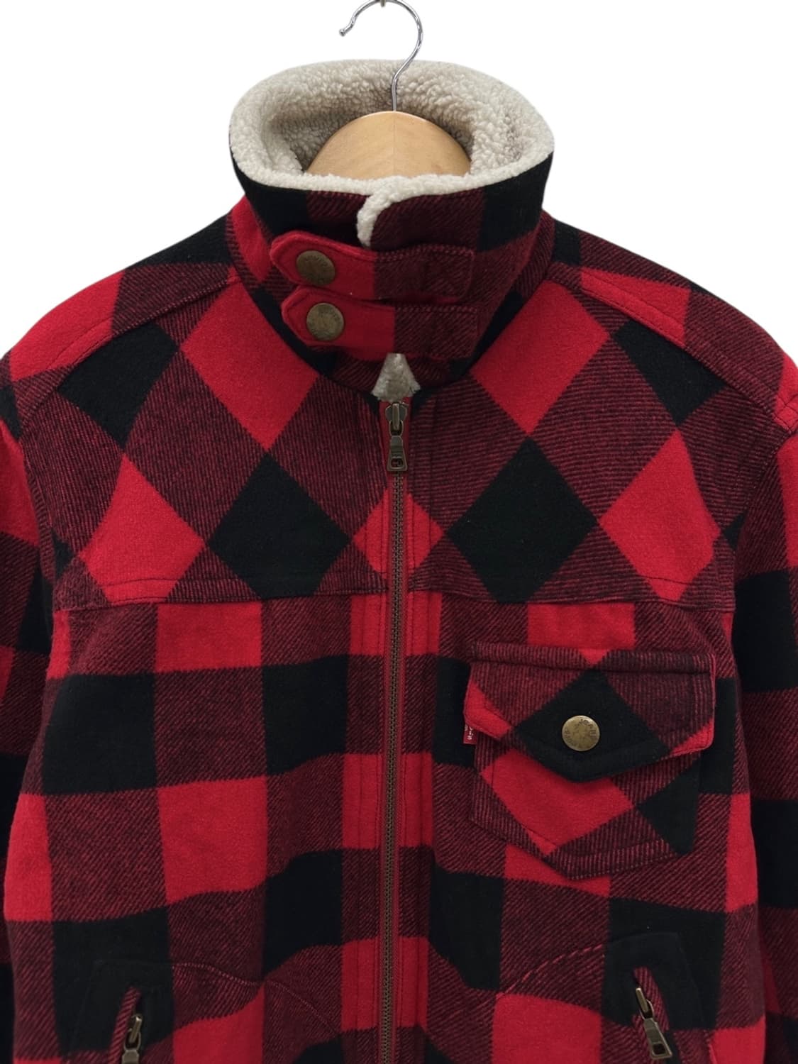 리바이스 울자켓 체크 (L)  상품이미지3