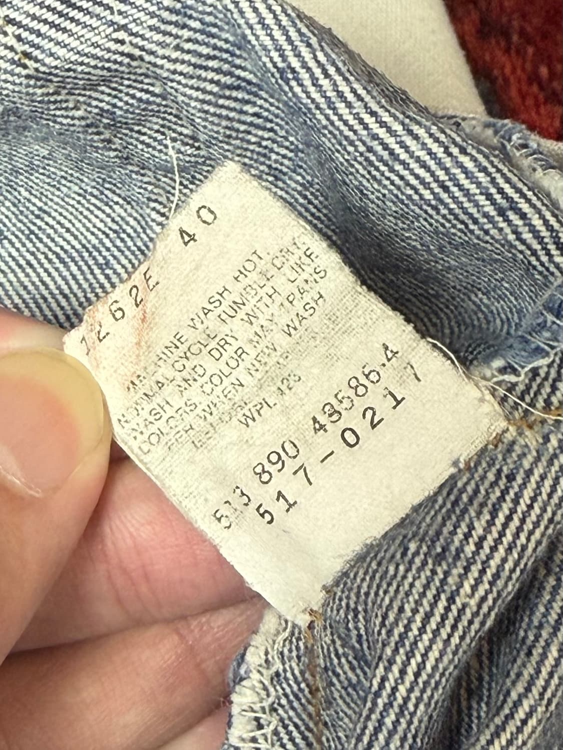 90's USA Made 빈티지 리바이스 517 부츠컷 상품이미지10