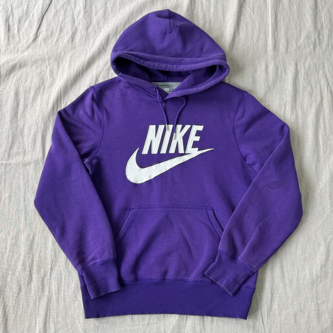 나이키 빈티지 퍼플 빅로고 후드 S 상품이미지1