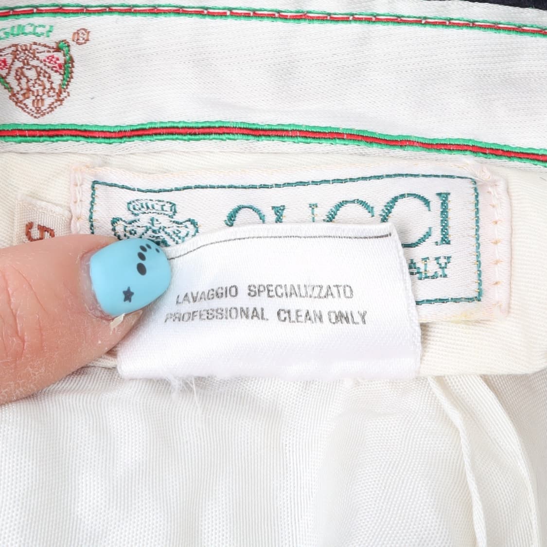 90s Gucci 구찌 네이비 코듀로이 팬츠 상품이미지8