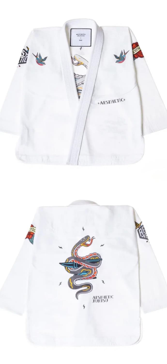 Aesthetic 올드 스쿨 주짓수 도복 상.하 세트 A-2H 상품이미지2