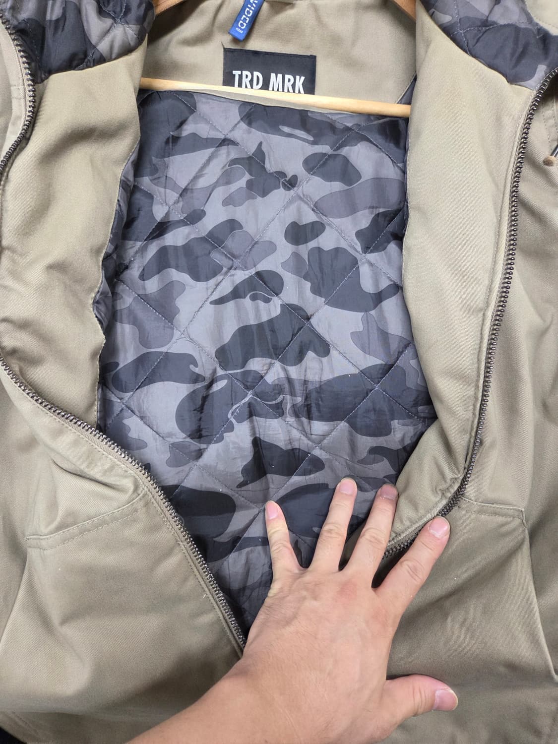 에이치앤엠 워크웨어 엑티브 누빔 자켓 L 상품이미지4