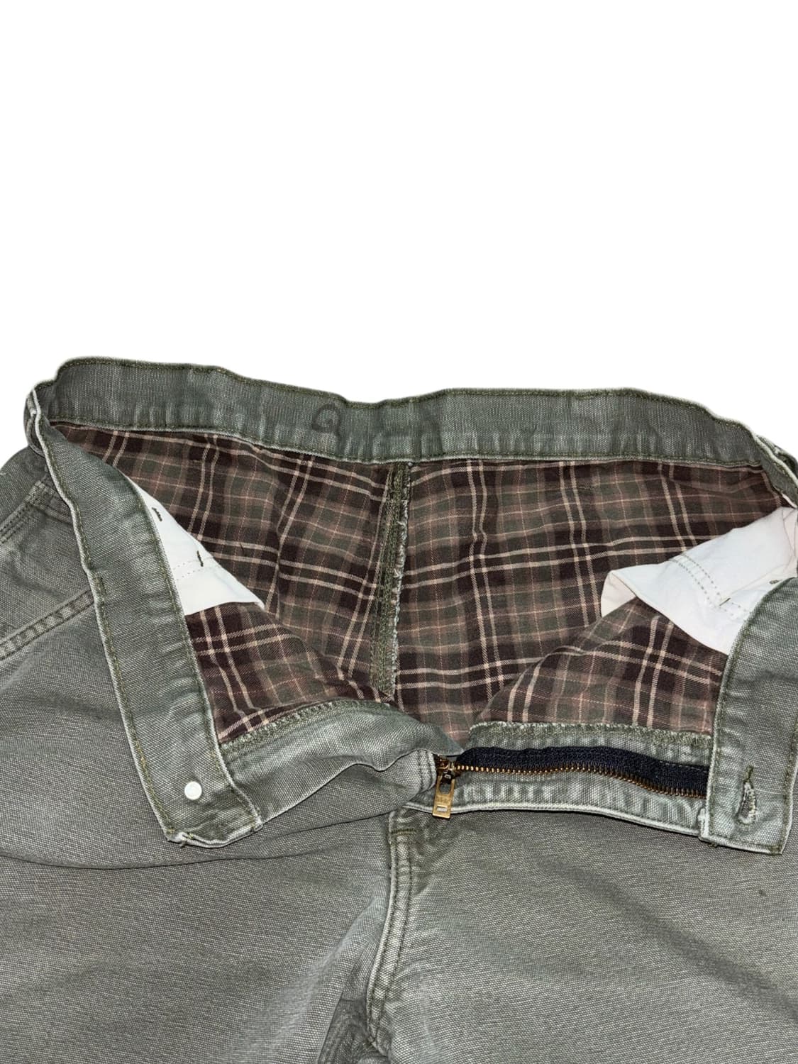 칼하트 b111 모스그린 싱글니 카펜터 워크팬츠 상품이미지9