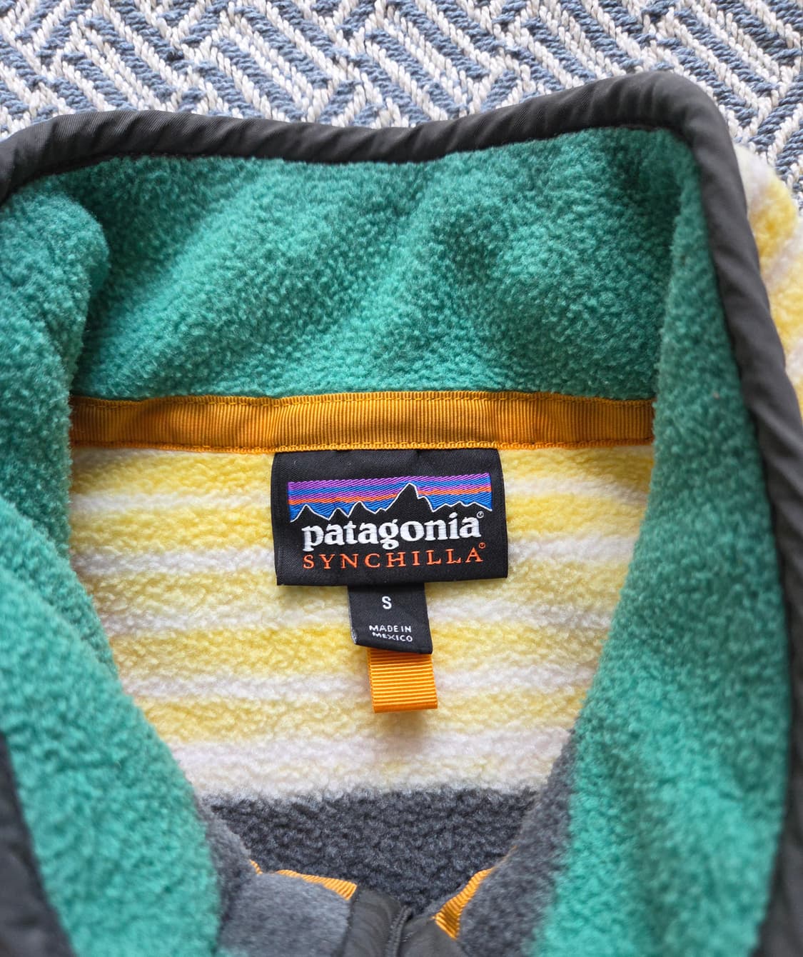 (S)파타고니아 자메이카패턴 신칠라 플리스 상품이미지4