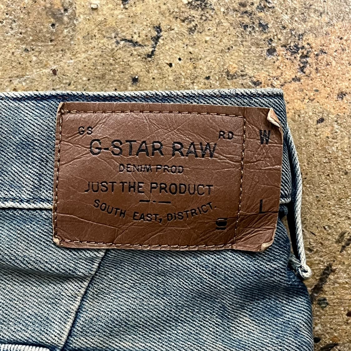 [정품/32] 지스타 워싱 데님 청바지 b10 상품이미지4