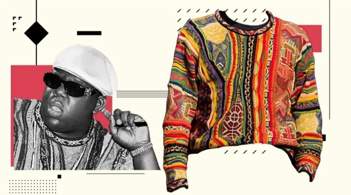 90's 쿠지 COOGI 케이블 니트 가디건 s 정품 상품이미지5