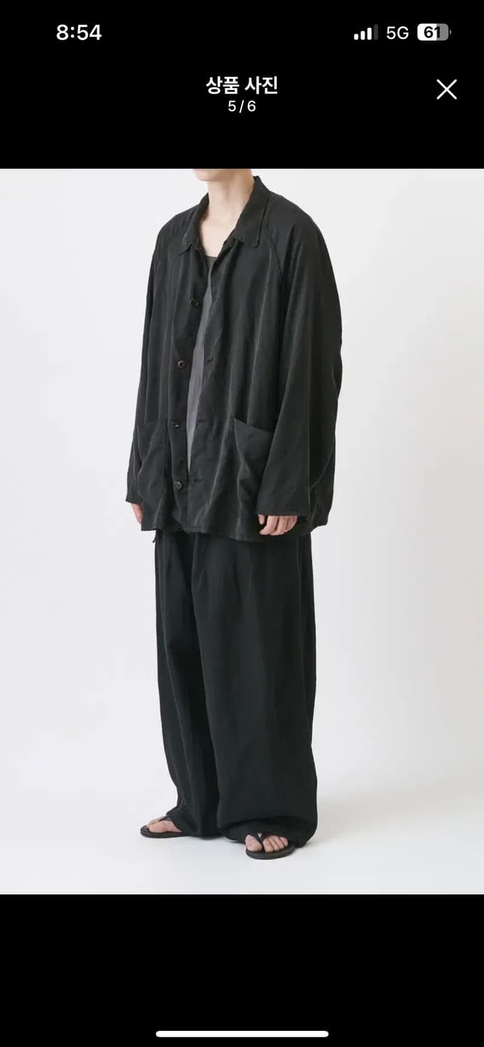 이얼즈 어고  리오셀 셔츠 자켓 더스티블랙 상품이미지1