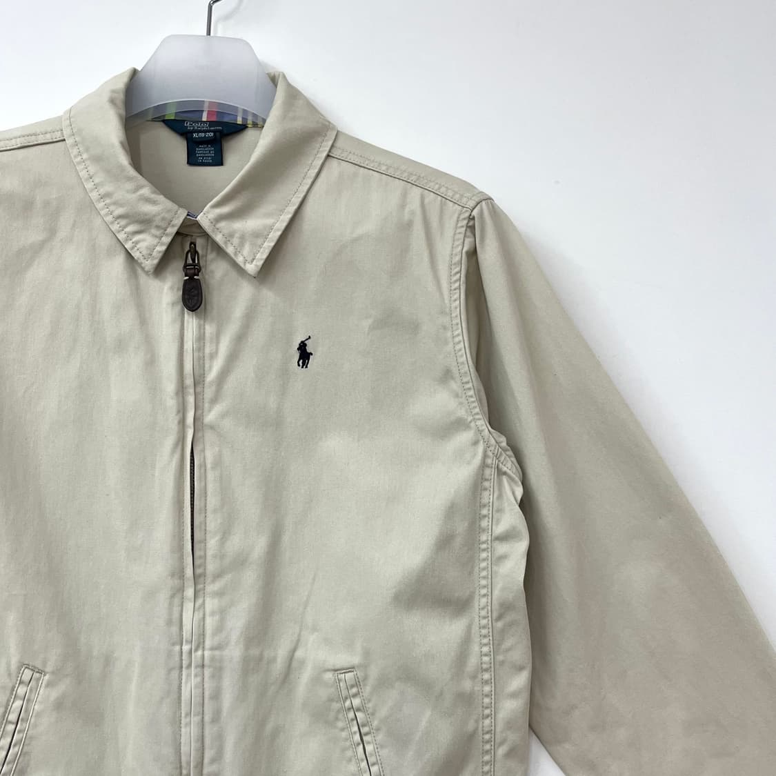 폴로 랄프로렌 베이지 블루종 스윙탑 자켓 상품이미지4