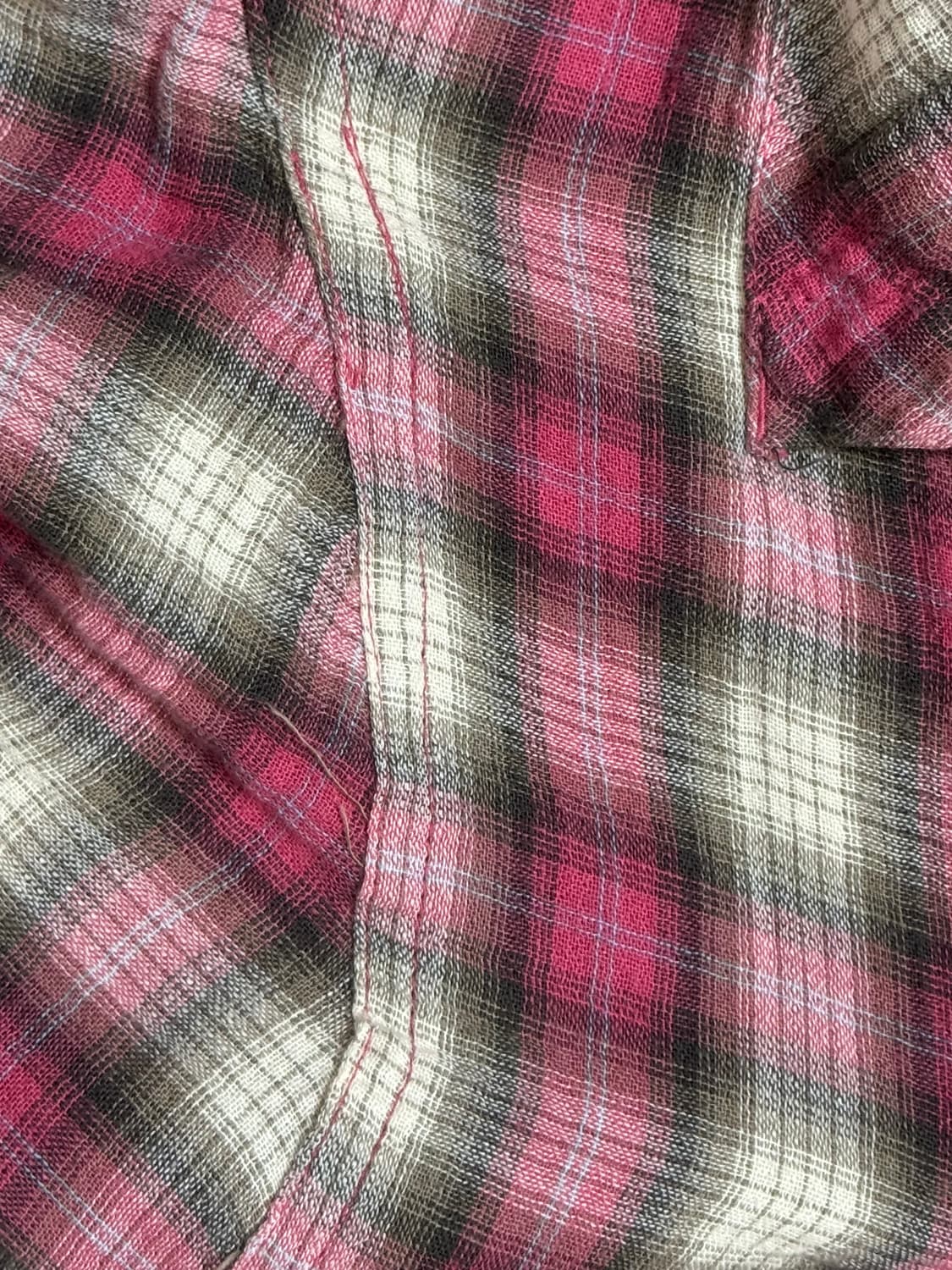 노쿨러스 체크 바이트 셔츠 체리 CHECK BITE SHIRTS 상품이미지2