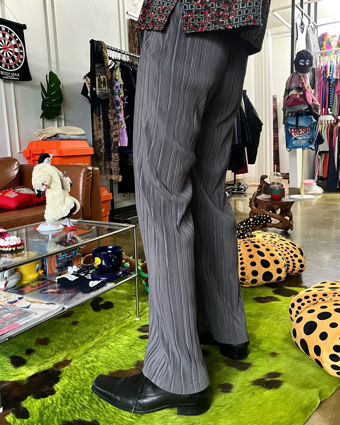 JPN Vintage Real Pleats Wide Trouser  상품이미지2