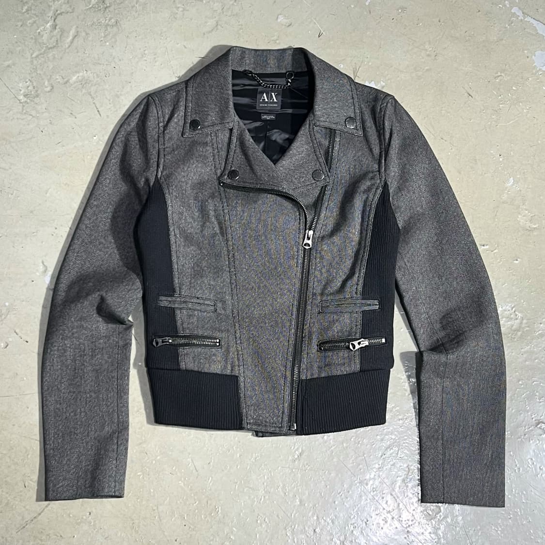 Armani Exchange 더블 라이더 자켓 상품이미지2