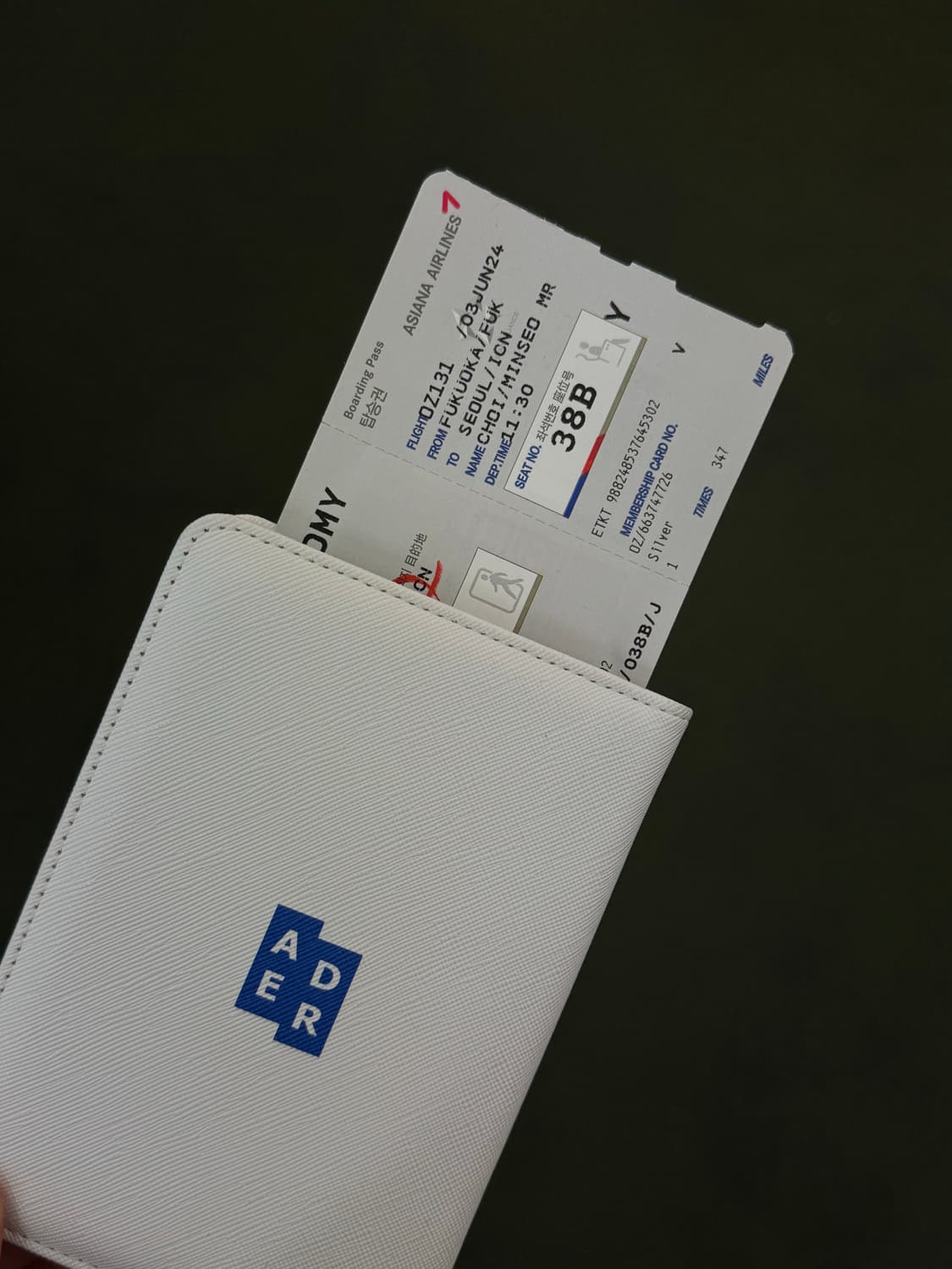 아더에러 시그니피컨트 여권 케이스 지갑 상품이미지2