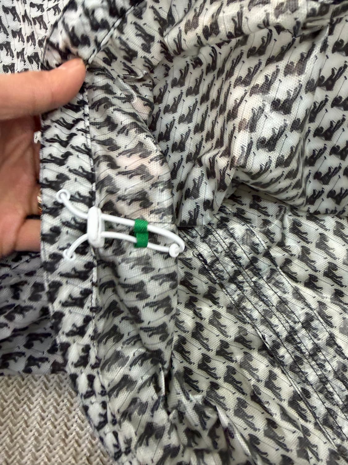 정품) WAAC 왁골프 남성 오버핏 바람막이 반팔 2 상품이미지7