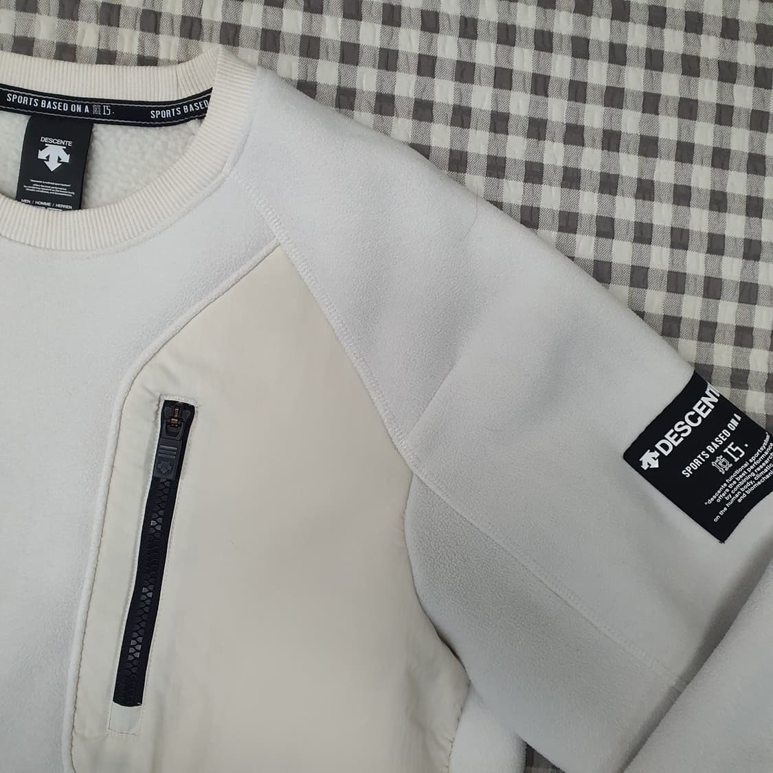 데상트 기모 맨투맨 남자95 상품이미지3