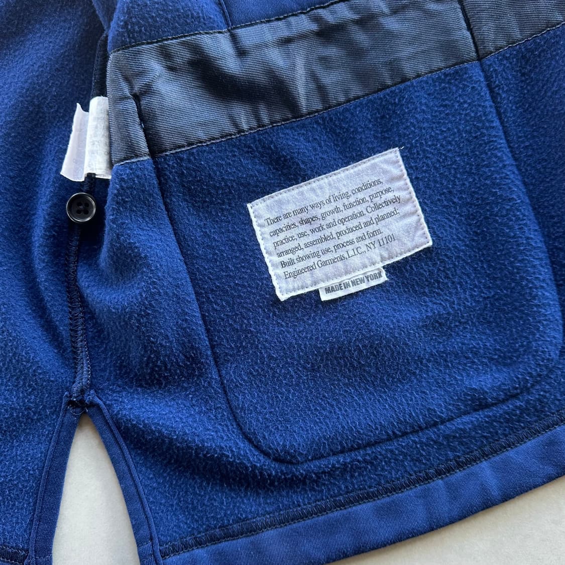 [M]엔지니어드 가먼츠 플리스 가디건 네이비 상품이미지8