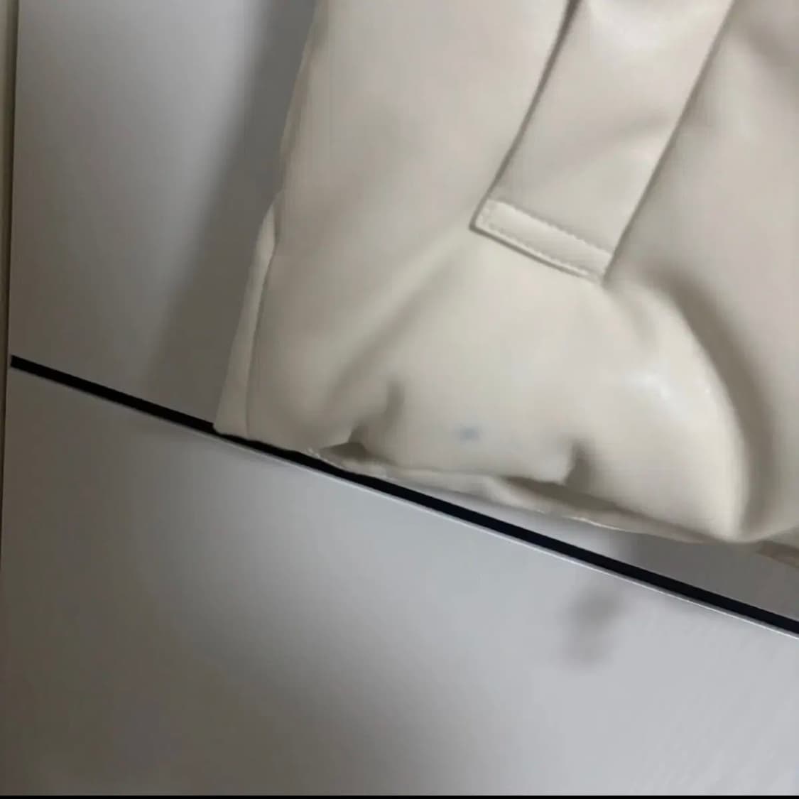 페일제이드 레더 베스트 푸퍼 자켓 아이보리 패딩 조끼 상품이미지5