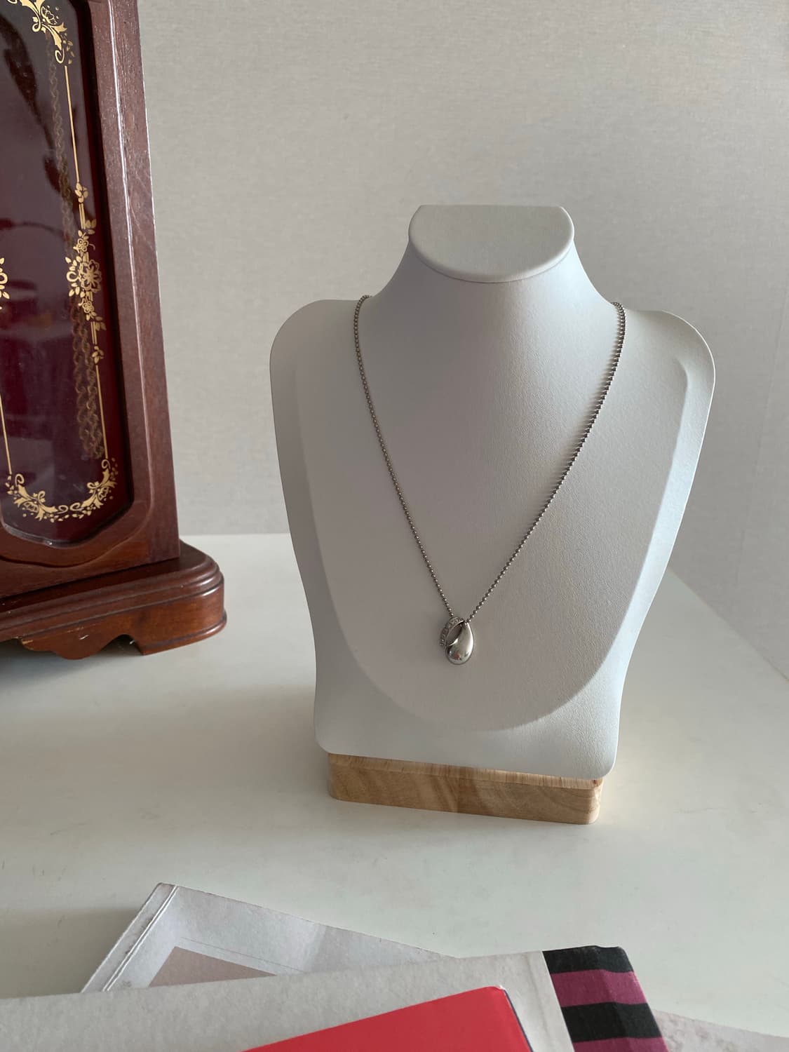 Sv95 실버 물방울 목걸이 빈티지 목걸이 상품이미지6