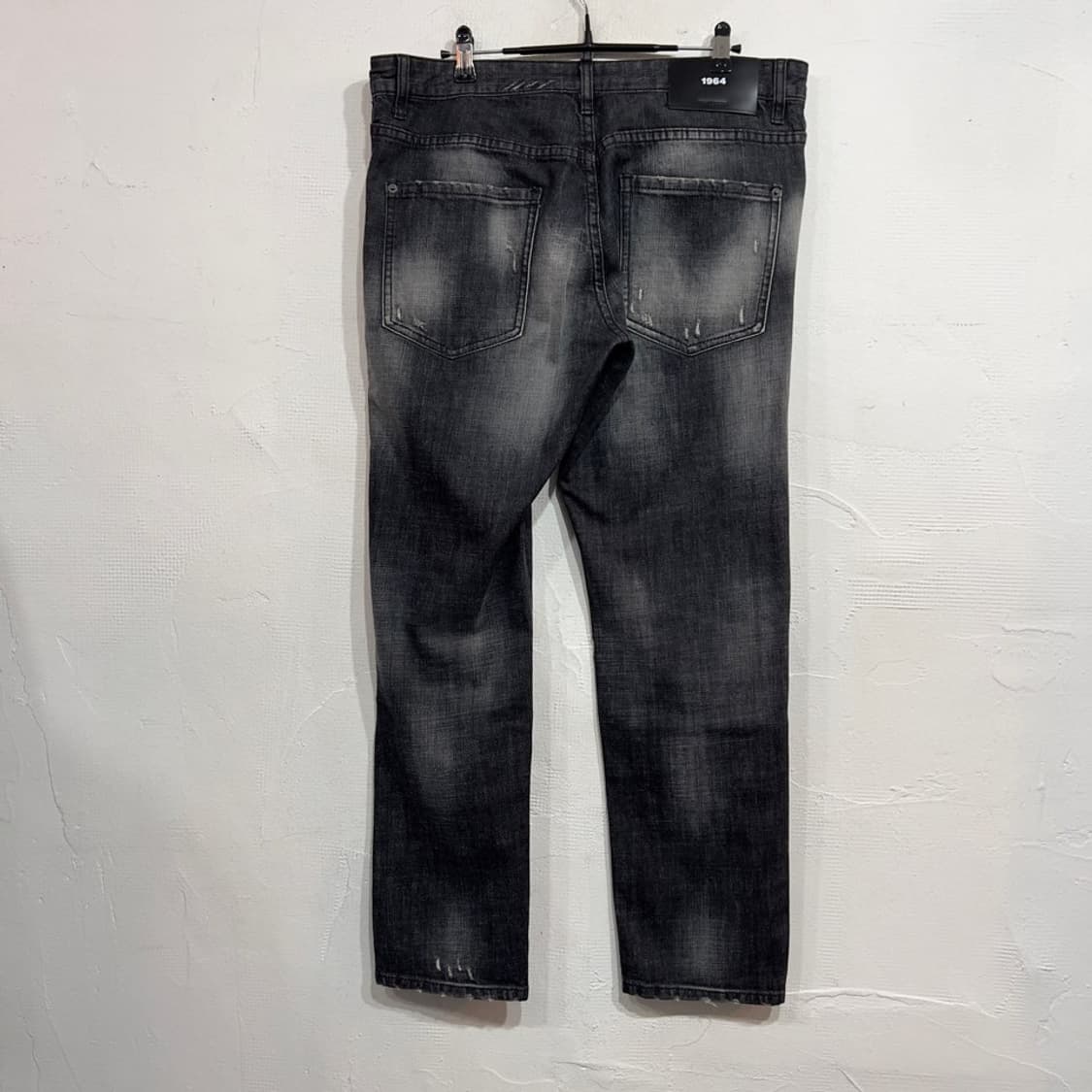 디스퀘어드2 1964 블랙패치 펑크 흑청바지 상품이미지3