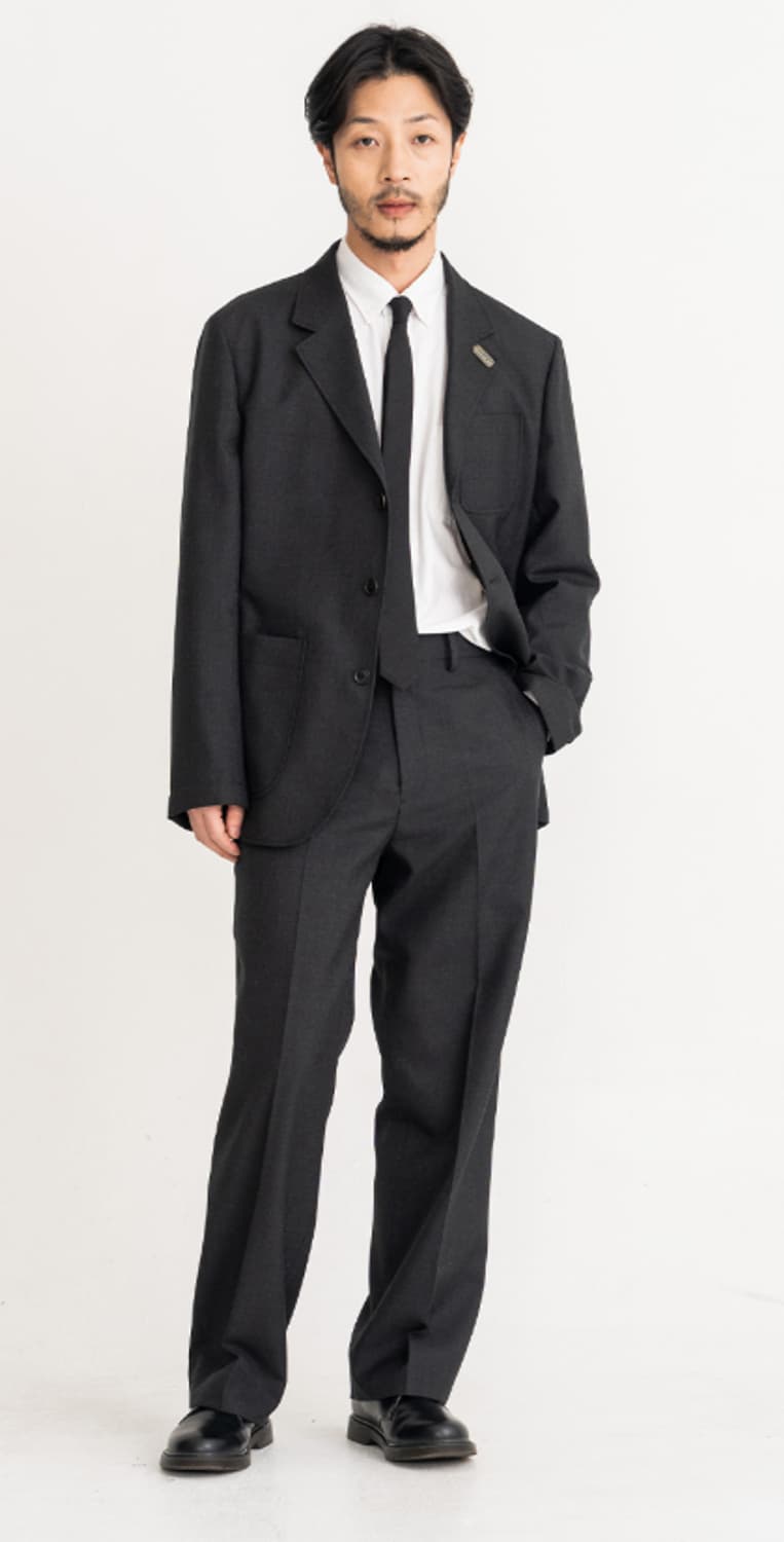 에든버러클럽 Wool Sports 정장 SET-UP(차콜) 상품이미지7