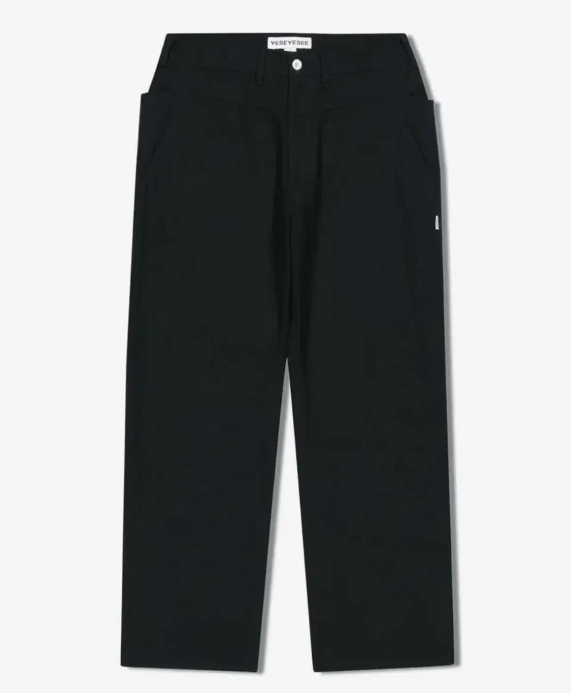 예스아이씨 컨버스 코튼 데님 팬츠 블랙 상품이미지2