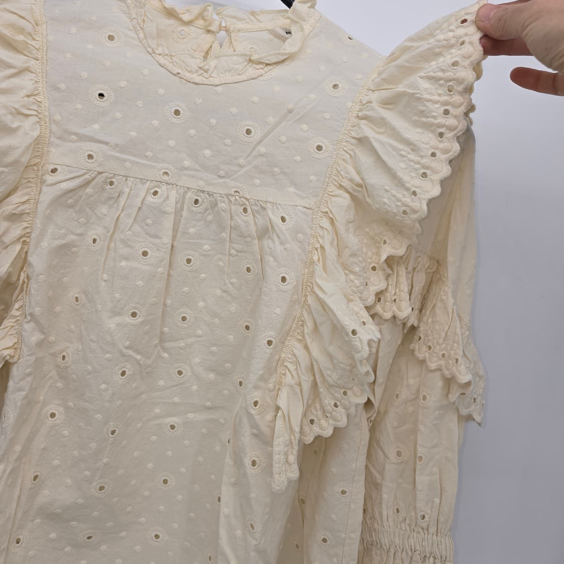 MOUSSY 레이스 러플 빈티지 블라우스 상품이미지9