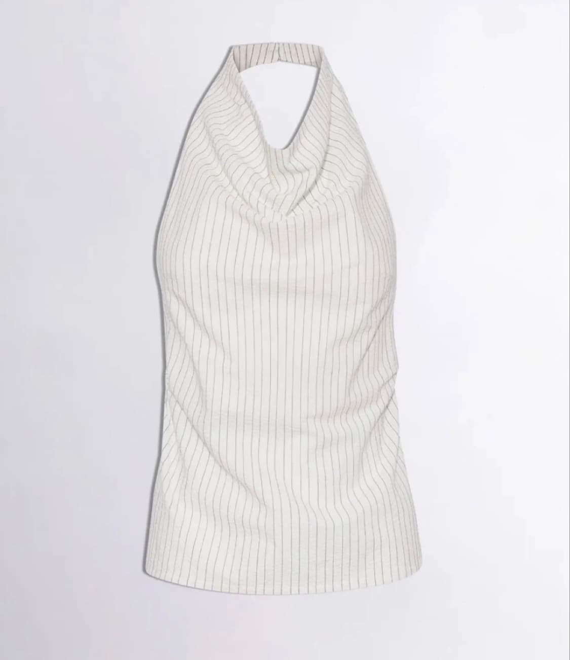 스컬프터 드레이프 홀터넥 상품이미지5